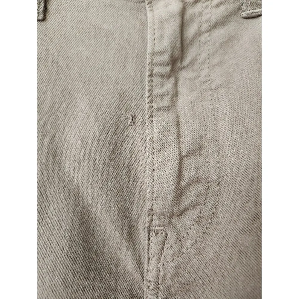 NWOT J. Crew Men's 770™ Straight-Fit Garment-Dyed Pant Green 35/32 *Flaw